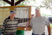 Tom Bradshaw wins the gold coin